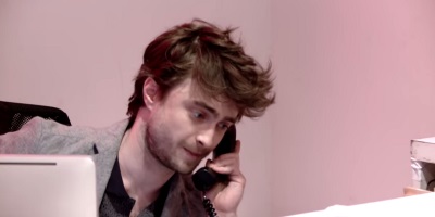 That Time Daniel Radcliffe Was A Receptionist For An Hour
