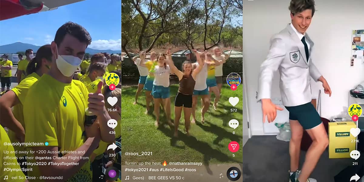 10 Fun TikToks From the 2020 Australian Olympic Team