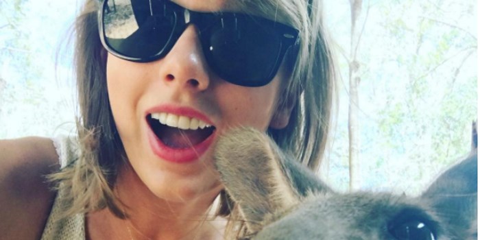 Taylor Swift May or May Not Be Leaving Her Apartment Via Suitcase These Days