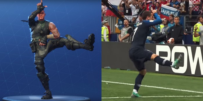France's Antoine Griezmann Taunts Croatia "Fortnite" Style at the World