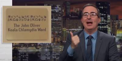 Russell Crowe Has Named a "Koala Chlamydia Ward" In Honour of John Oliver, and He Loves It