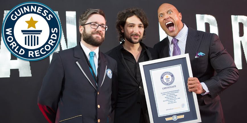 Dwayne Johnson Broke The Guinness World Record For Selfies