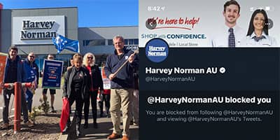 Here’s Why People Are Boycotting Harvey Norman and Their Twitter Account