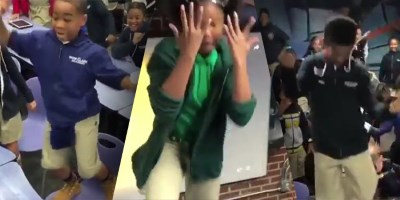 Students Bust Out the Dance Moves After Being Told They’re Seeing "Black Panther" for School