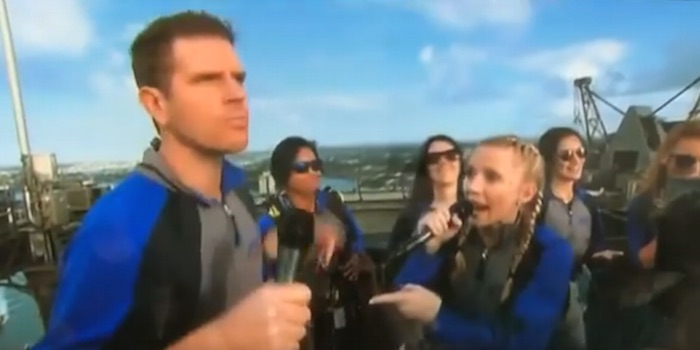 Nikki Webster Belts Legendary Track "Strawberry Kisses" Atop Sydney Harbour Bridge