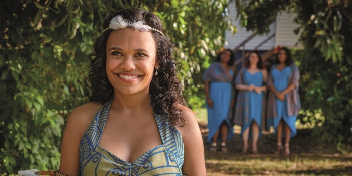 Miranda Tapsell from "Top End Wedding" Tells Us About the Power of Representation in Rom-Coms