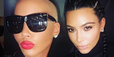 Kanye And Wiz Khalifa Have Squashed Their Beef, With A Little Help From Kim K And Amber Rose