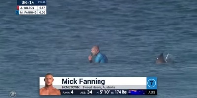 Mick Fanning's Shark Fight (And Julian Wilson's Back Up) Most Australian Thing Ever