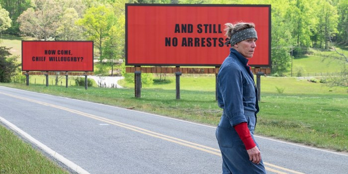 Movie Review: "Three Billboards Outside Ebbing, Missouri" Isn’t Here to Screw Around