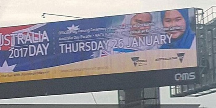 Australia Day Billboard Featuring Women In Hijabs Criticised For Being “Too Politically Correct” Has Been Removed
