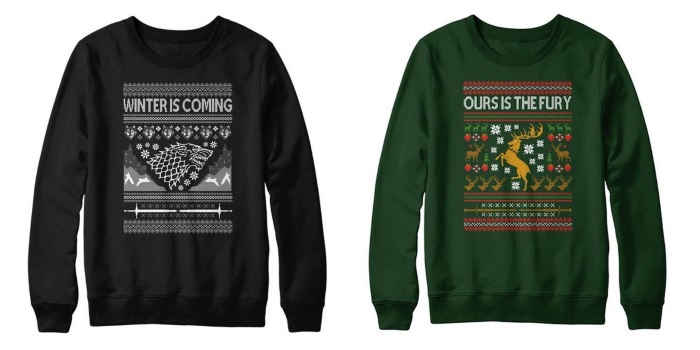 Your Christmas Shopping Is Over, Thanks To These Festive "Game Of Thrones" Sweaters