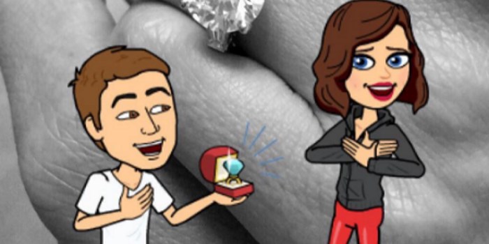 Miranda Kerr Uses Bitmoji To Announce Her Engagement To Snapchat's CEO