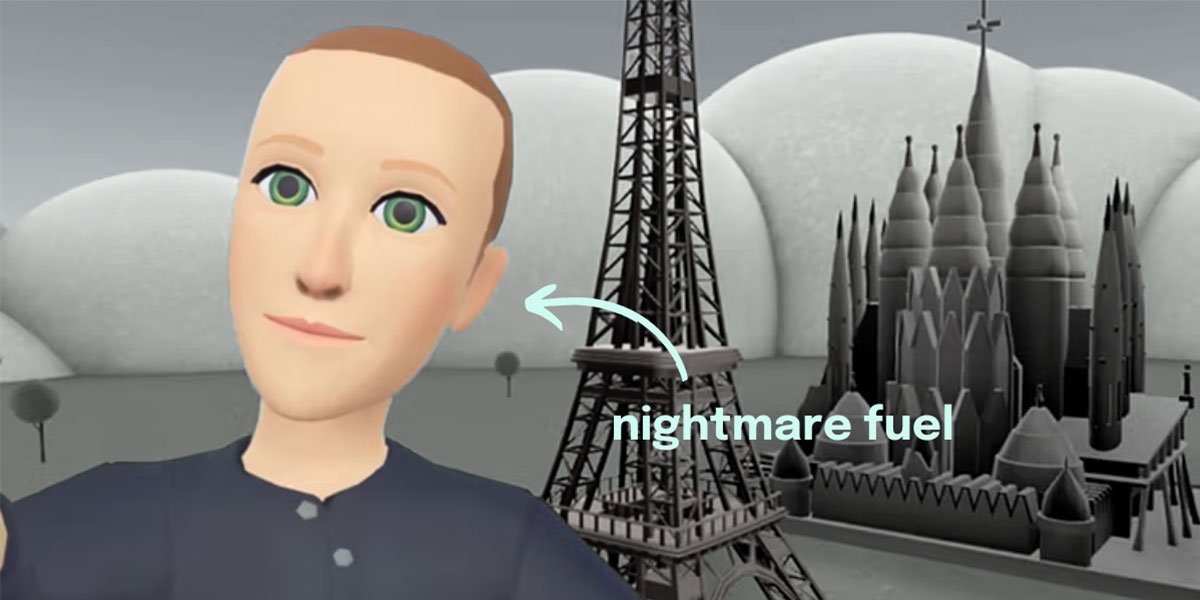 Mark Zuckerberg Posted a Creepy Selfie of Himself in the Metaverse and It’s Hilarious