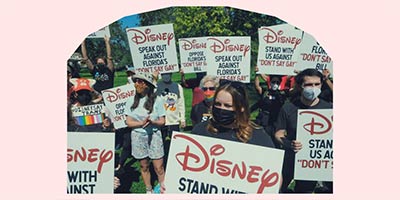 Disney Workers Stage Walkout Over Company's Reaction to Problematic LGBTQIA+ Bill