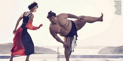 Vogue Celebrates Diversity By Featuring Karlie Kloss in Yellowface?