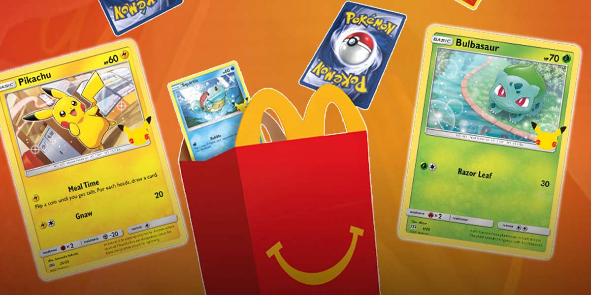 Pokémon Cards are Coming to Your McDonald’s Happy Meal Tomorrow