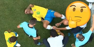 Brazil's Neymar Has Spent 14 Minutes On the Ground in 2018's World Cup