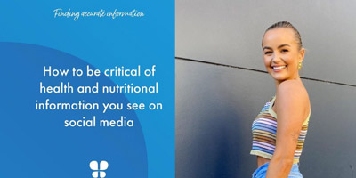 The Butterfly Foundation Shared How to Spot Diet Misinformation From Influencers