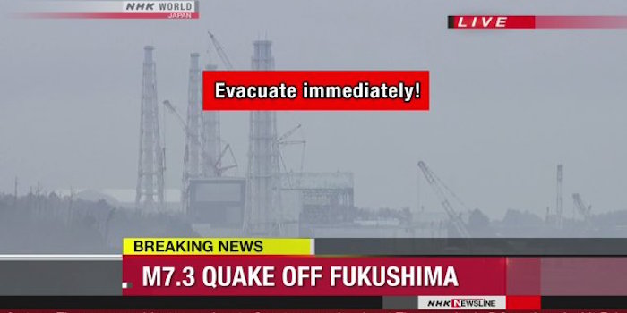 Magnitude 6.9 Earthquake Has Struck Near Coast Of Fukushima, Japan, With Tsunami Waves Of Up To 3M Predicted