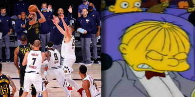 Anthony Davis’ Buzzer Beater Just Broke the Nuggets' Heart Like They Were Ralph Wiggum