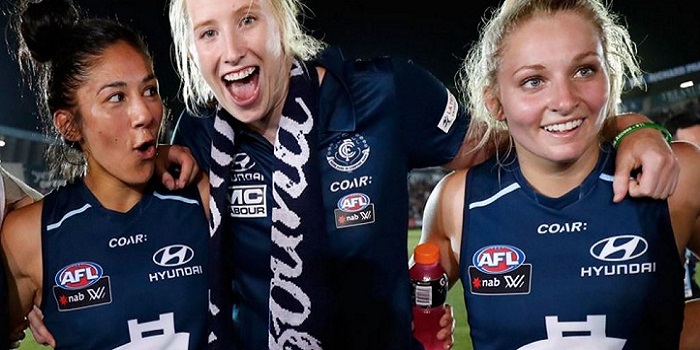 First AFL Women’s Match Drew Seriously Massive Crowds; The Venue Wasn’t Even Big Enough