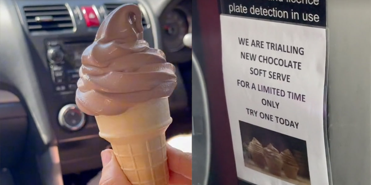 PSA Macca’s Are ‘Soft Launching’ a Batch of Chocolate Soft Serve Ice Cream