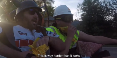 Heroes Are Real: Two Guys Drove a Couch to McDonald’s, Ordered Nuggs