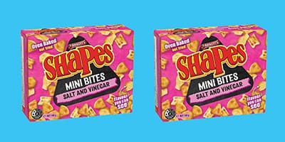Chippy Lovers Unite: Arnott’s Have Finally Released Salt and Vinegar Flavoured Shapes
