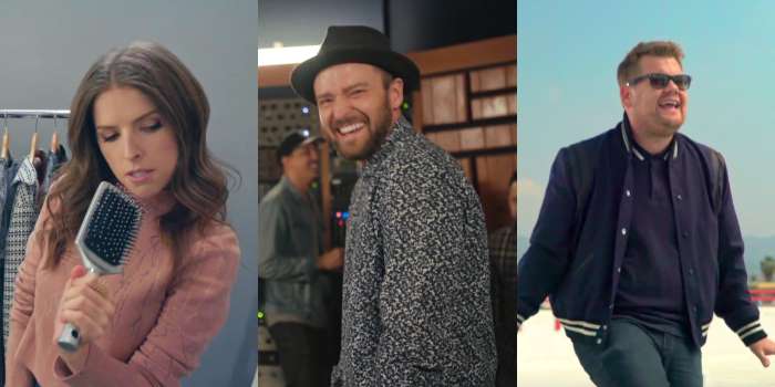 Justin Timberlake S New Music Video Is A Giant Dance Party With Anna Kendrick James Corden And Gwen Stefani Student Edge News - roblox id code for hair up by justin timberlake trolls
