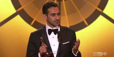Waleed Aly Wins Gold (And Hall Of Famer Noni Hazlehurst Brings Truth) At Totally Woke Logies