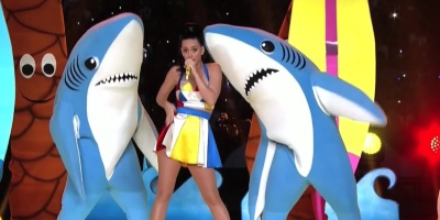 Katy Perry's Left Shark Launches Surprise Attack On Taylor Swift Mid-Concert