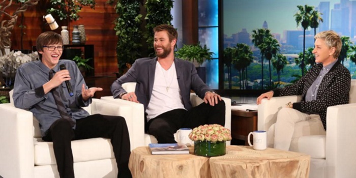 A Boy Scout Returned Chris Hemsworth’s Wallet On “Ellen”, So Ellen Gave Him $10K