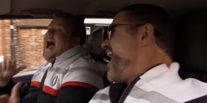 Flashback: Watch James Corden Give Birth To “Carpool Karaoke” In 2011 With George Michael