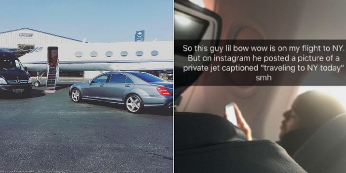 World Is Shook That Lil’ Bow Wow Catches Regular Flights Like the Rest of Us