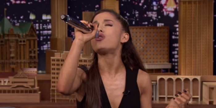 Ariana Grande Impersonates Britney, Christina And Celine As A Distraction From Donut-Gate