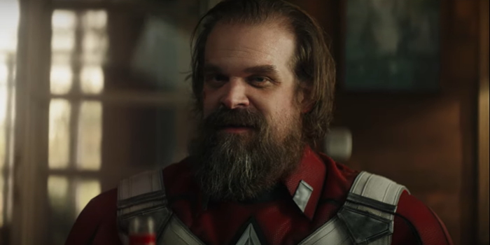 The Internet Is Going Wild For David Harbour In the New “Black Widow” Trailer