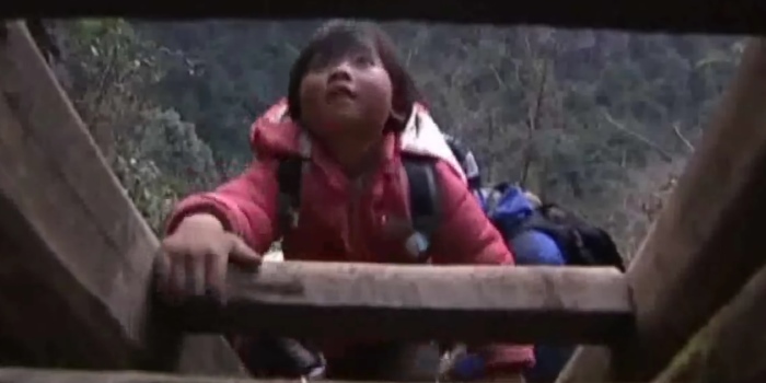 Learn To Love Your Commute After Seeing Children Scale An 800-Metre Cliff For School