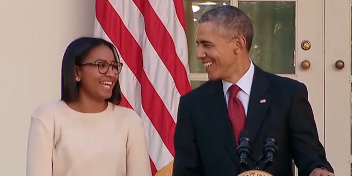 Sasha Obama Missed Her Dad’s Final Presidential Speech Because Of An Exam The Next Morning