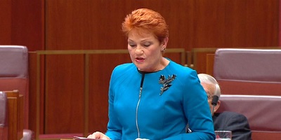 Pauline Hanson Speech Shakes Senate With Call To Ban Muslim Immigration
