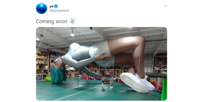 Presidential Hopeful Kanye West Now Promising Us Some Kind of Giant Balloon Woman
