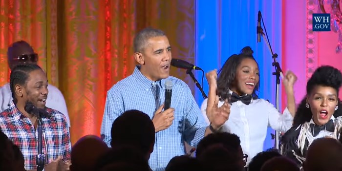 President Obama Spent July 4 Spitting Fire With Kendrick Lamar, Janelle Monáe; How Was Your Weekend?