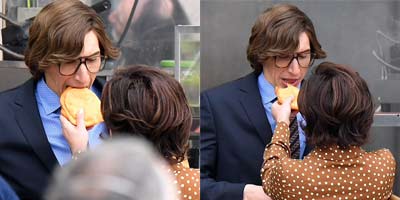 The Internet Is Going Wild Over Photos of Lady Gaga Feeding Adam Driver