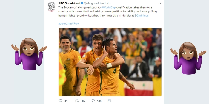 Tweet of the Day: ABC Grandstand Just Gave Australia an Epic Serve