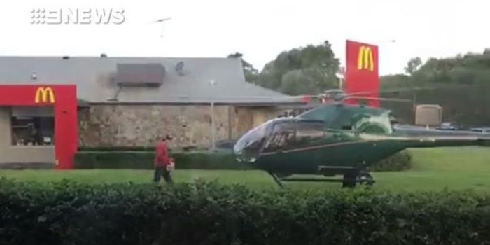 Helicopter Pilot Who Did a Cheeky Maccas Run In Sydney Is Now Under Investigation