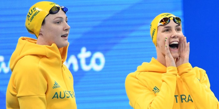 Aussie Sisters Cate And Bronte Campbell Miss Out On Medals In 100m Freestyle