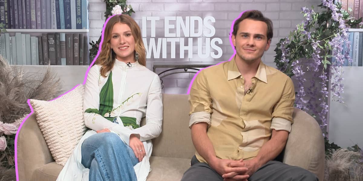 Our Exclusive Interview With "It Ends With Us" Stars Isabela Ferrer and Alex Neustaedter