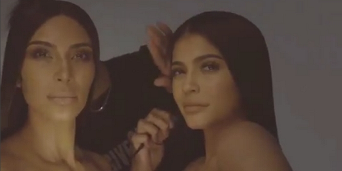 Kylie and Kim Team Up for Kool Makeup Kollab