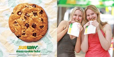 Subway Are Slinging Free Cookies At Vaccination Sites to Reward Hungry Heroes