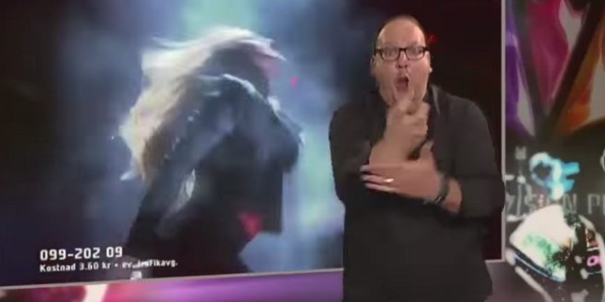 This Dancing Eurovision Interpreter Is Your New Favourite Person