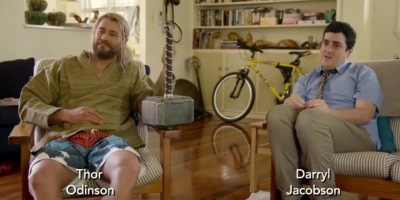 Watch Thor Take A Gap Year With Aussie Roommate Darryl